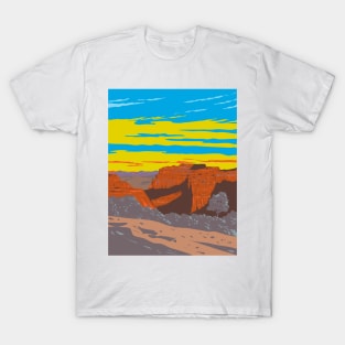 Canyonlands National Park in Moab Utah WPA Poster Art T-Shirt